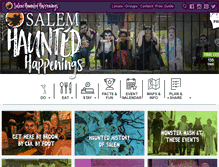 Tablet Screenshot of hauntedhappenings.org